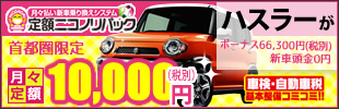 カーリースなら定額ニコノリパック｜新車が月々1万円