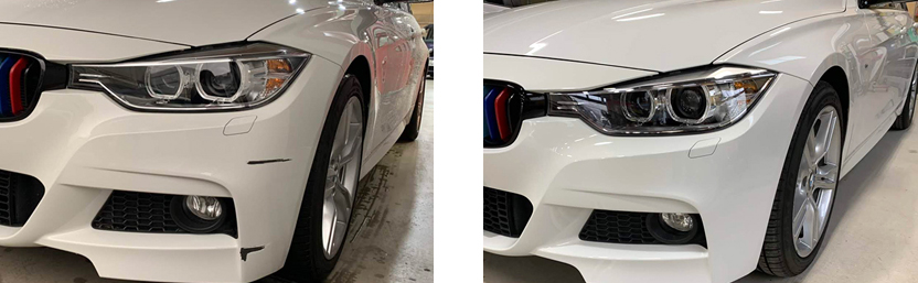 BMW　フロント・リアバンパーを修理