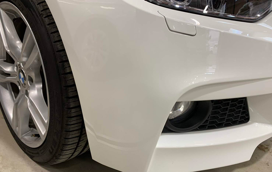 BMW修理後フロントバンパー