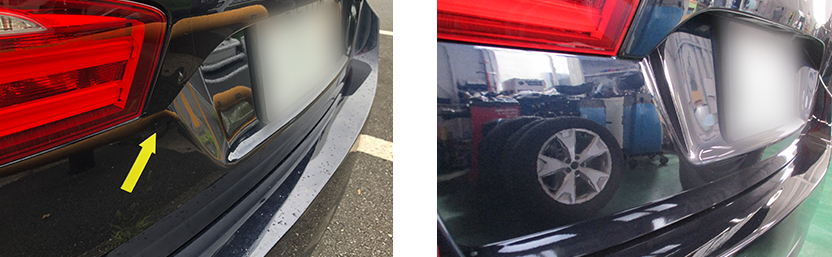 BMW523修理前後写真