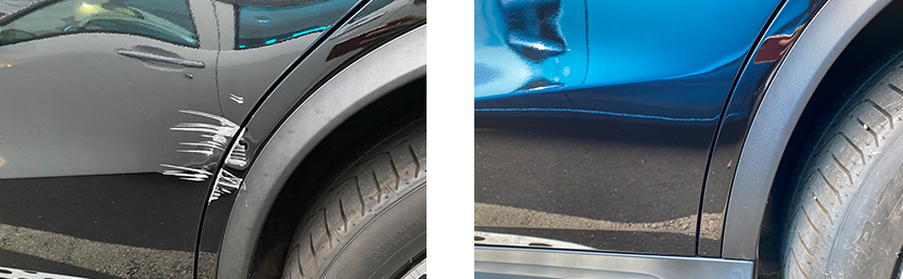 ベンツ修理前後写真