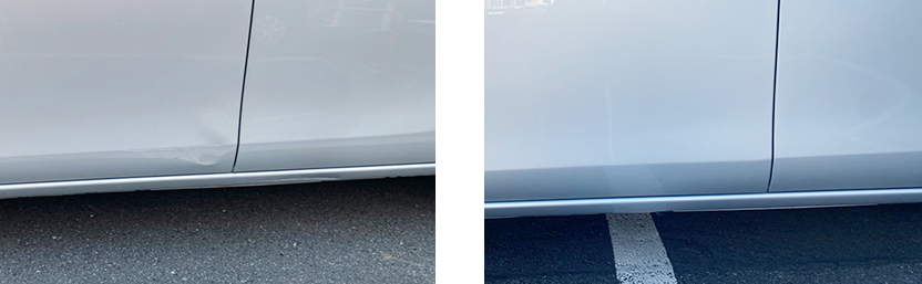 日産セレナの修理前後写真