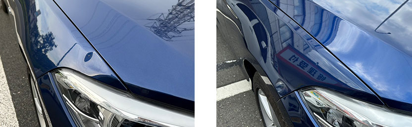BMW X1の修理前後写真
