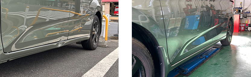 ホンダフリード修理前後写真
